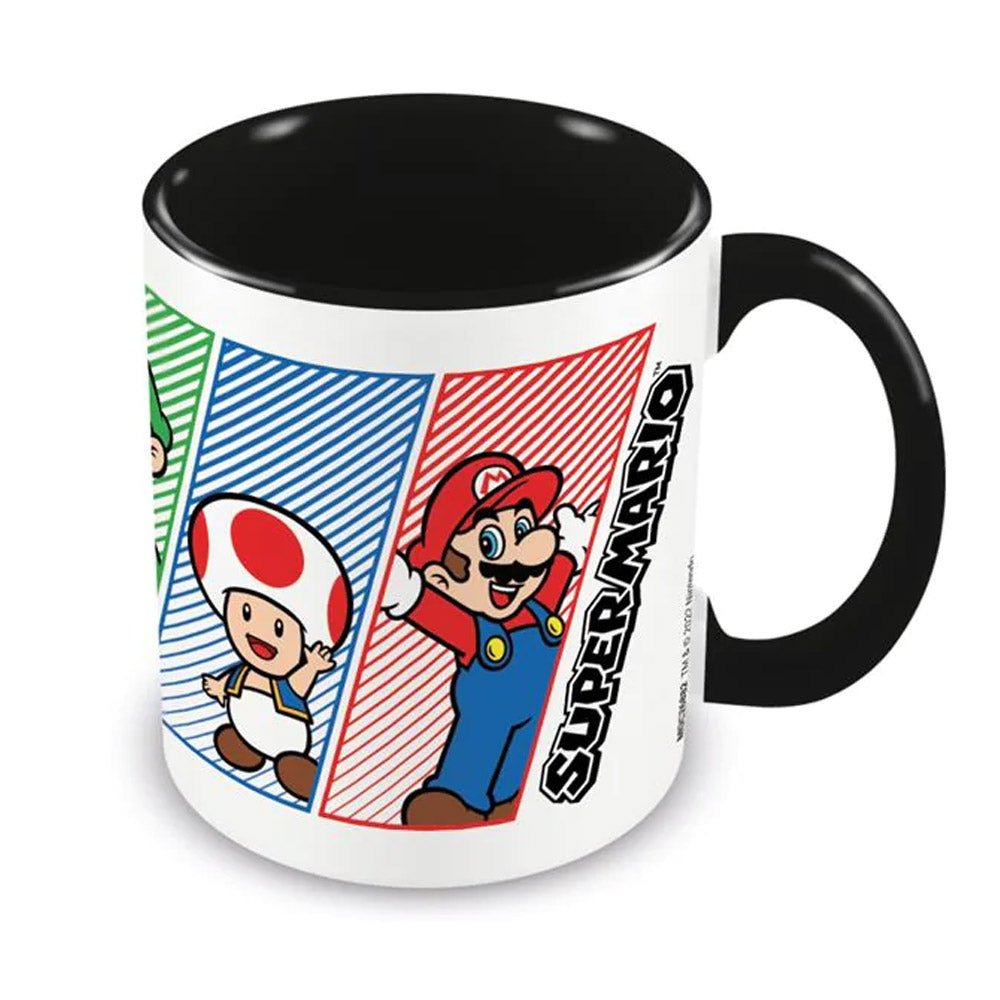 SUPER MARIO スーパーマリオ (40周年 ) - 4 Colour / マグカップ - PGS